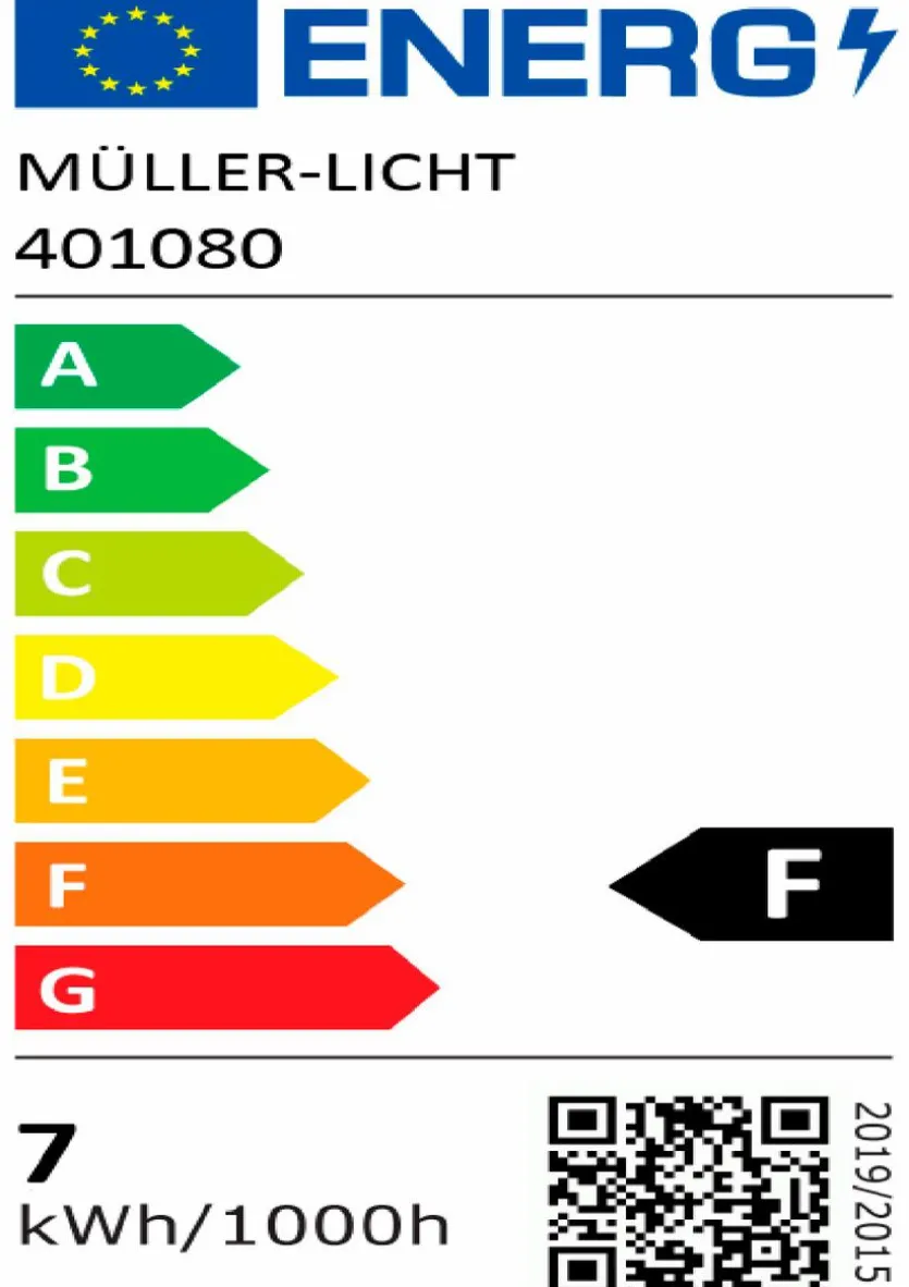 LED Retrolampe E27/6,5Watt/Energie F