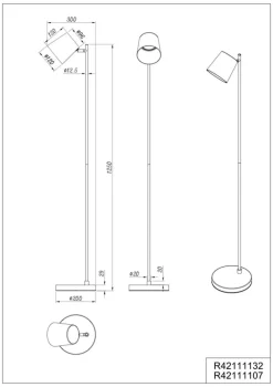 LED-Stehlampe Blake