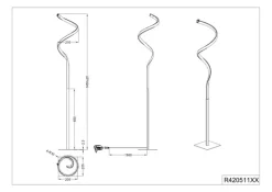 LED-Stehlampe Course