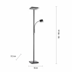 LED-Stehlampe Hans