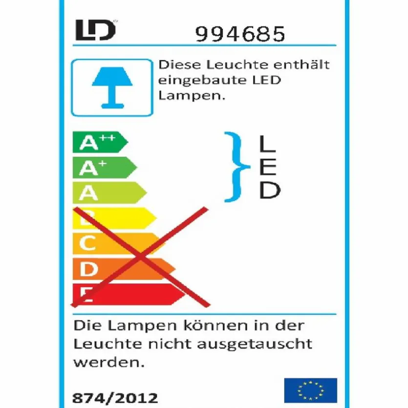 LED-Stehlampe HANS
