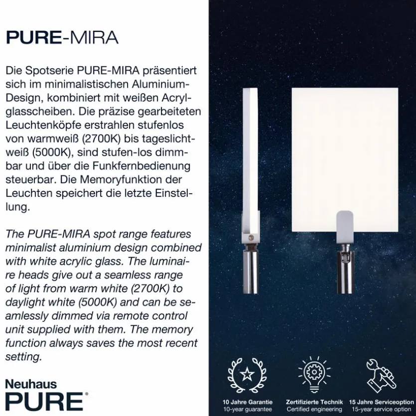 LED-Stehlampe Pure Mira