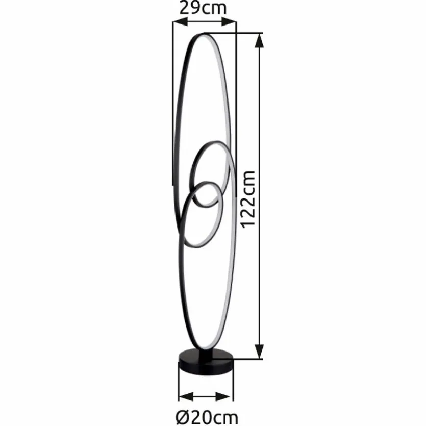LED-Stehlampe Spira