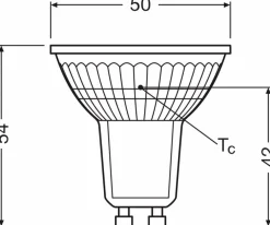 LED-Strahlerform GU10/2,6 Watt/Energie F
