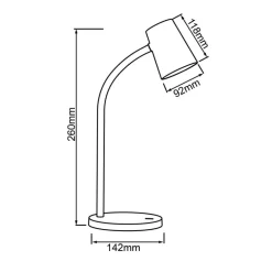 LED-Tischleuchte Illa