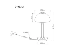 LED-Tischleuchte Uldin