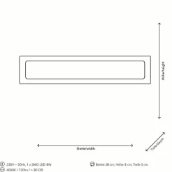 LED-Wandleuchte Chile