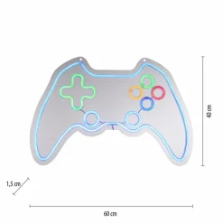 LED-Wandleuchte Gamer