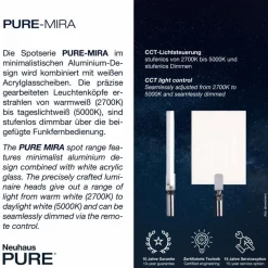 LED-Wandleuchte Pure Mira