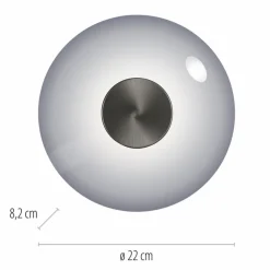 LED-Wandleuchte Pure Vitrum