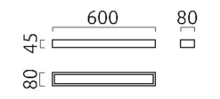 LED-Wandleuchte Theia