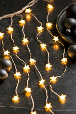 Lichtervorhang Sterne