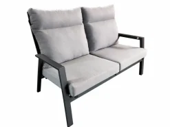 Loungemöbel Set Deluxe Alu 5tlg. hellgrau