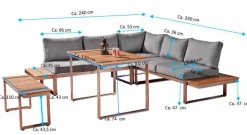 Loungemöbel Set Madrid 6tlg.