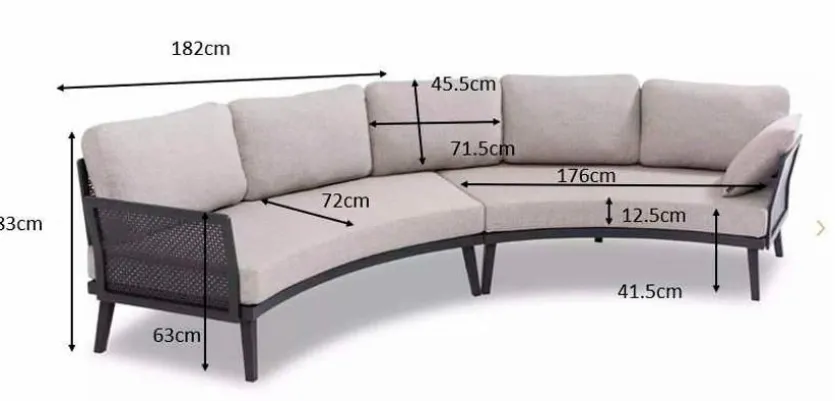 Lounge 2tlg. Bisano