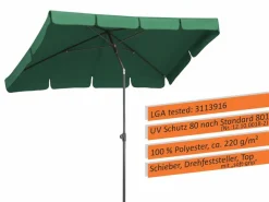 Marktschirm Aquila 225 x 120 cm