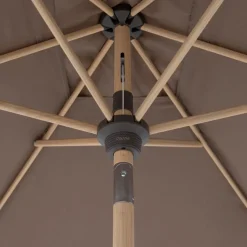 Marktschirm Alu Wood 140 x 200 cm