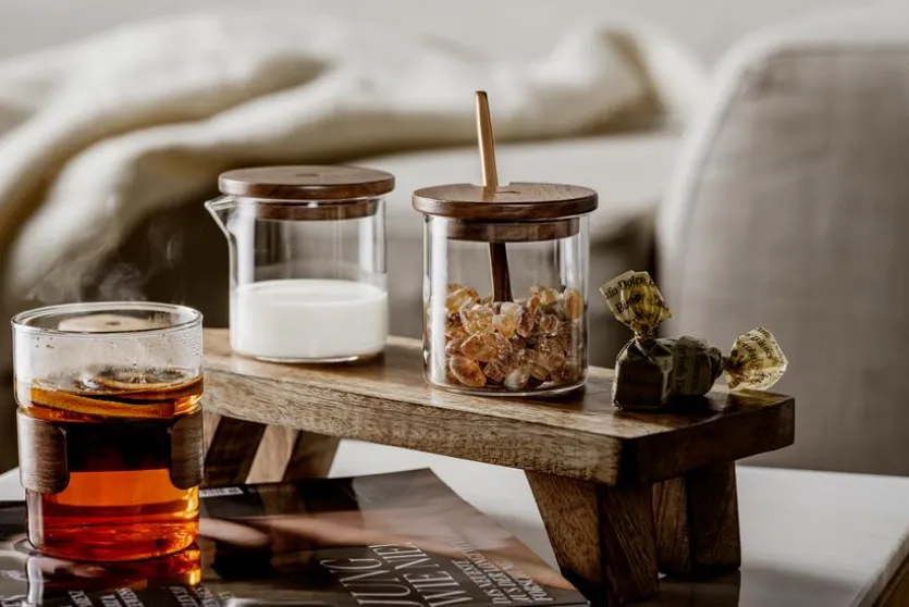 Milch- und Zucker-Set Novo Legno 4tlg.
