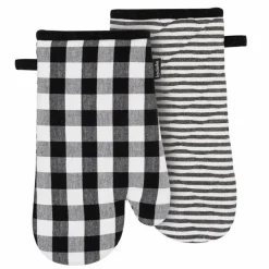 Ofenhandschuh Gingham 2tlg.