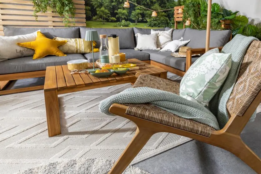 Outdoorteppich Tanya 133 x 190 cm