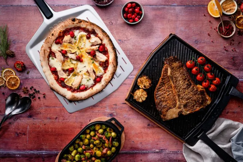 Pizzaschieber Perforiert 14