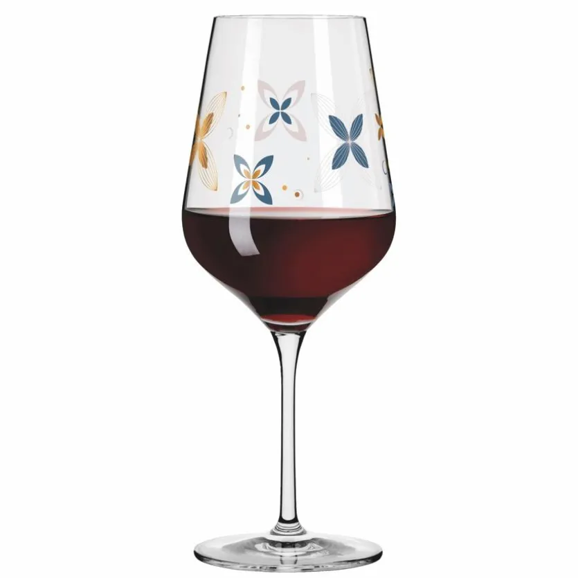 Rotweinglas Herzkristall 570 ml