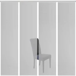 Schiebewand Rom 4er-Set