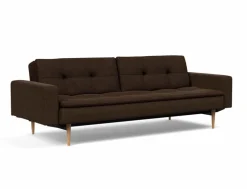 Schlafsofa mit Armlehnen Dublexo Styletto hell