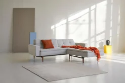 Schlafsofa mit Armlehnen Dublexo Styletto schwarz