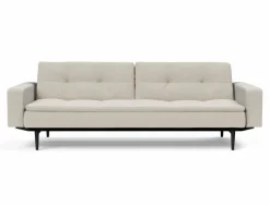 Schlafsofa mit Armlehnen Dublexo Styletto schwarz