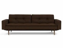 Schlafsofa mit Armlehnen Dublexo Styletto dunkel