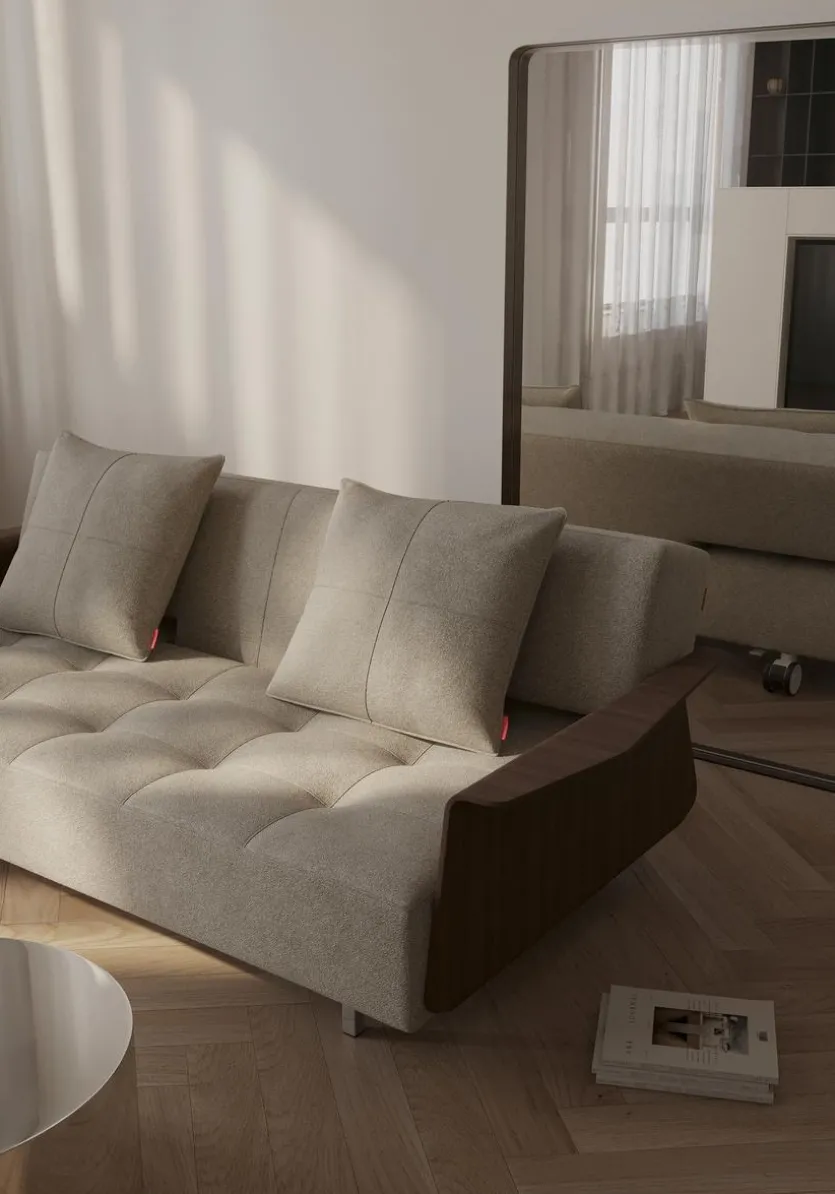 Schlafsofa mit Armlehnen Long Horn Excess
