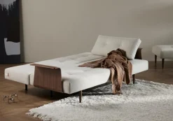 Schlafsofa mit Armlehnen Recast Plus dunkel