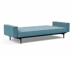 Schlafsofa mit Armlehnen Splitback Styletto schwarz