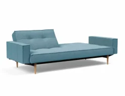 Schlafsofa mit Armlehnen Splitback Styletto hell