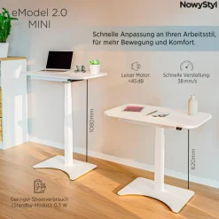 Schreibtisch elektrisch eModel2.0 Mini 90 x 55 cm