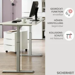 Schreibtisch elektrisch Santorin