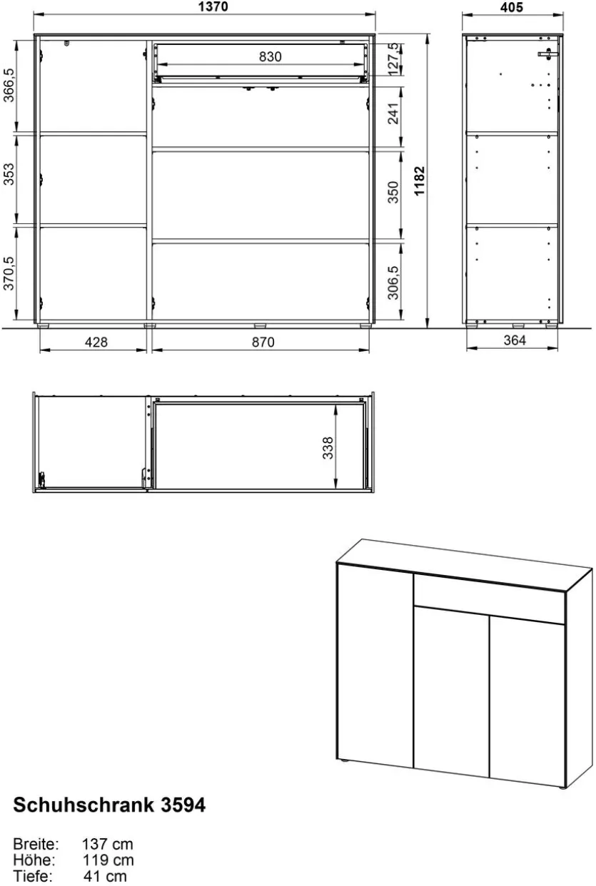 Schuhschrank Mondello