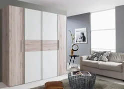 Schwebe-/Drehtürenschrank Kalixtus 200 x 190 cm