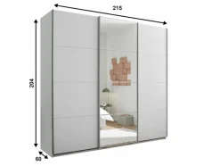 Schwebetürenschrank Carano 215 x 204 cm