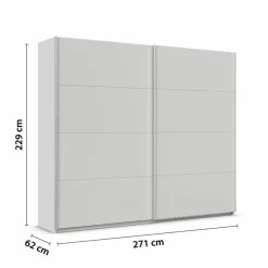 Schwebetürenschrank Qaudra 271 x 229 cm