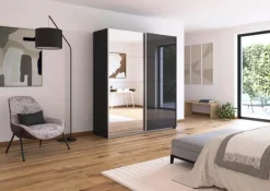 Schwebetürenschrank Quadra 181 x 210 cm