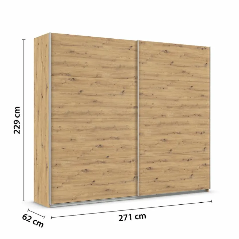 Schwebetürenschrank Quadra 271 x 210 cm