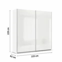 Schwebetürenschrank Quadra 225 x 229 cm