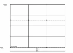 Schwebetürenschrank Scale 300 x 236 cm