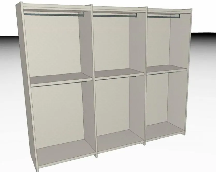 Schwebetürenschrank Terni 280 x 239 cm