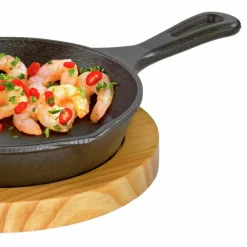 Servierpfanne BBQ rund