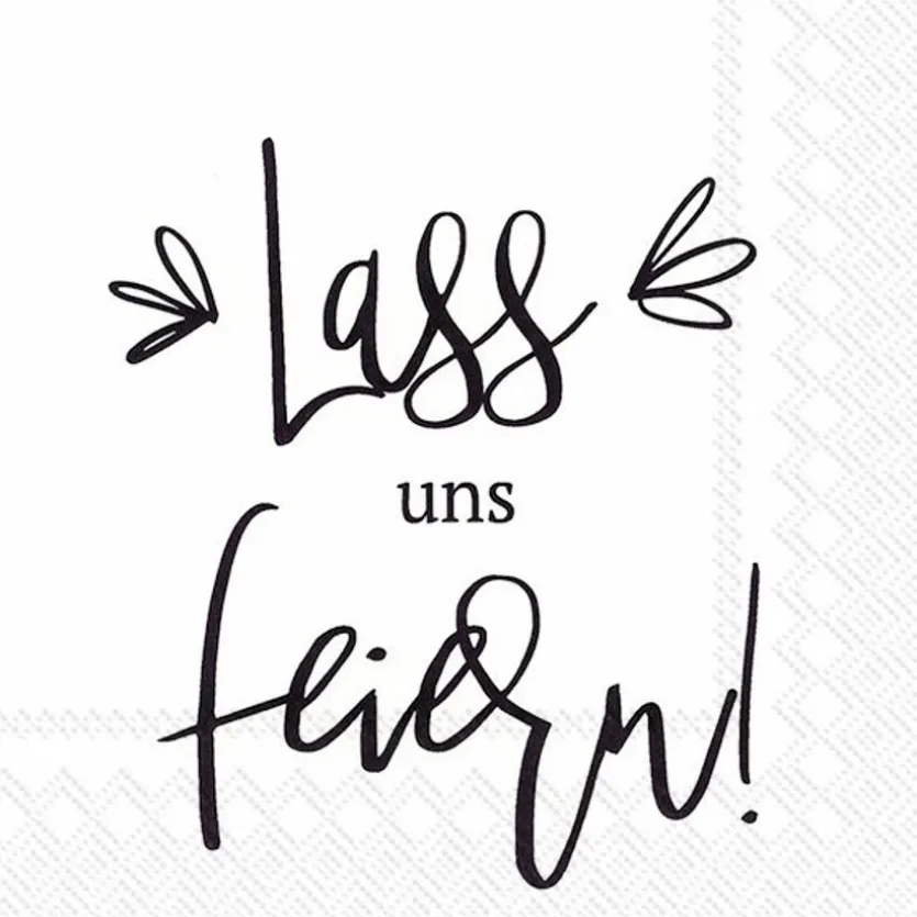 Serviette Lass uns feiern 20tlg.