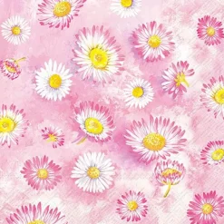 Serviette Pink Daisies 20tlg.