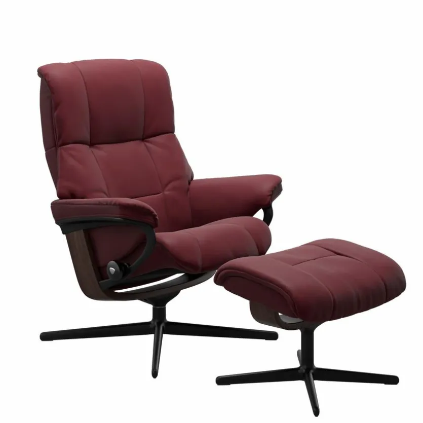 Sessel mit Hocker Mayfair Cross